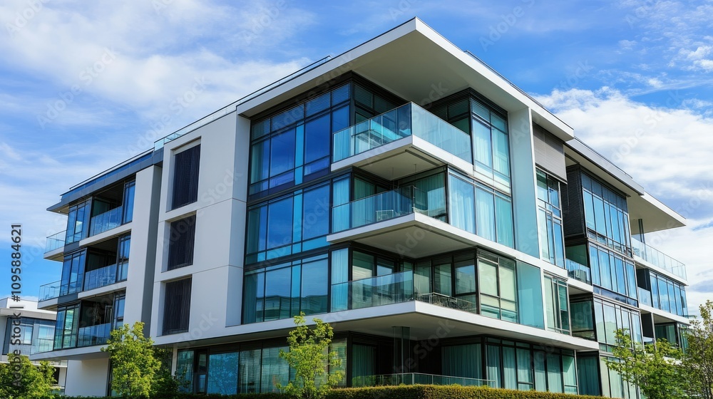 Modern Contemporary Apartment Building Exterior Modern Contemporary Apartment Building Exterior