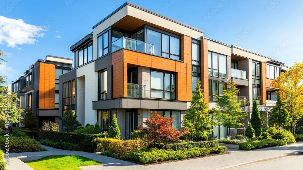 Modern Housing Structure with Expansive Design Modern Housing Structure with Expansive Design