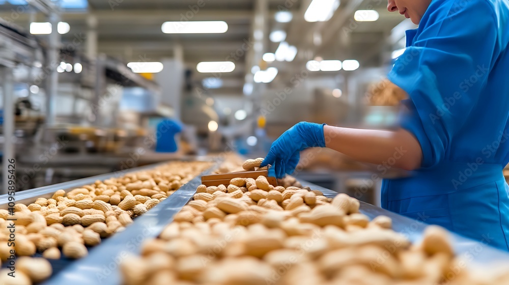 Fototapeta premium nuts on a market stall