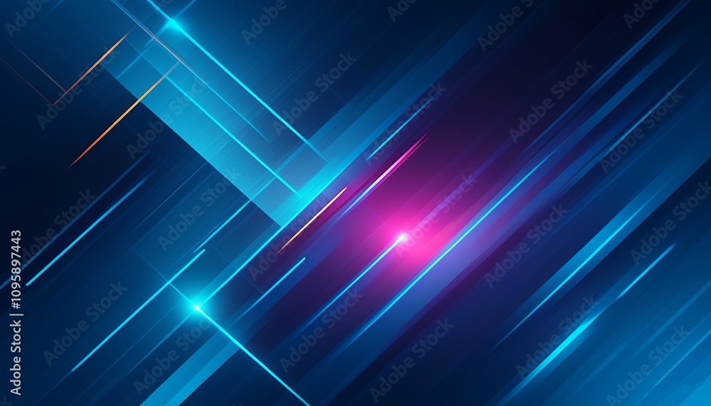 Blue technology background. Created with generative AI technology Blue technology background. Created with generative AI technology