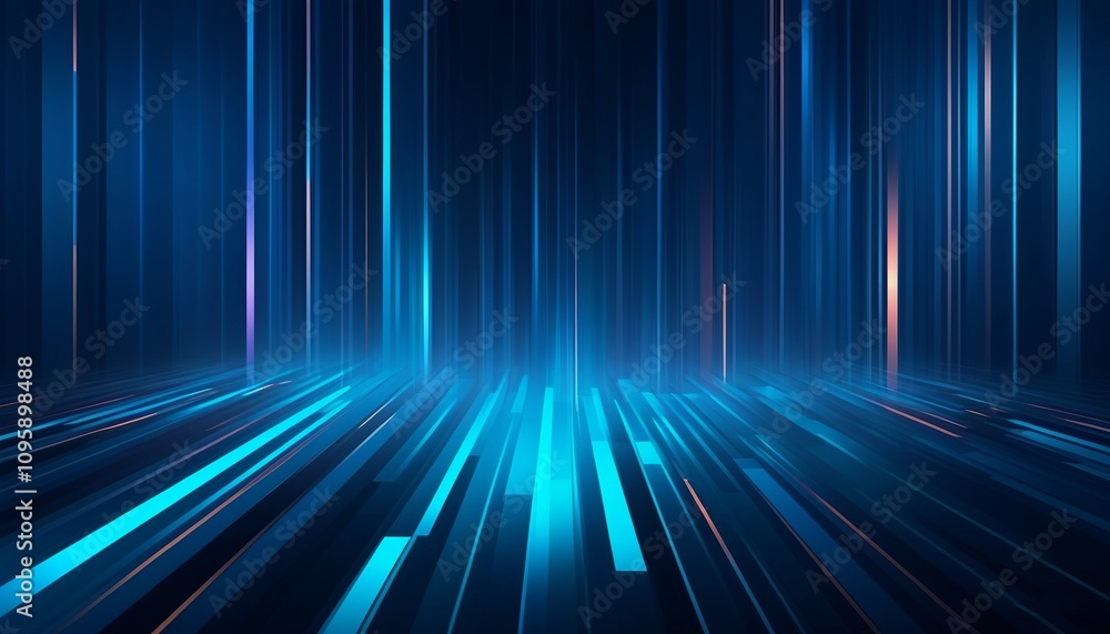 Blue technology background. Created with generative AI technology Blue technology background. Created with generative AI technology