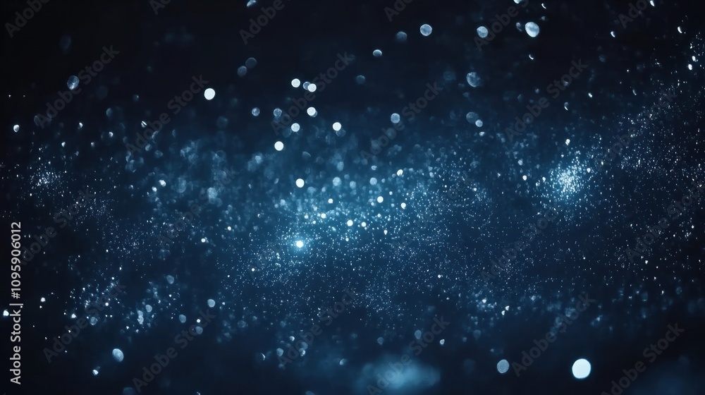 Clear night sky with countless stars sparkling against a dark backdrop, creating a serene scene Clear night sky with countless stars sparkling against a dark backdrop, creating a serene scene