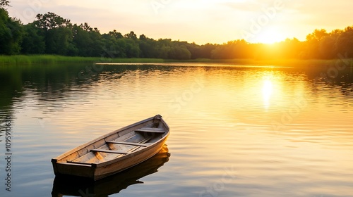 sailboat at sunset