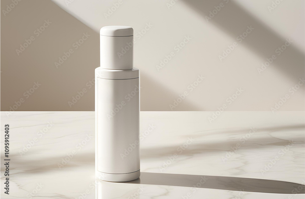 Makeup Remover bottle with blank label Makeup Remover bottle with blank label
