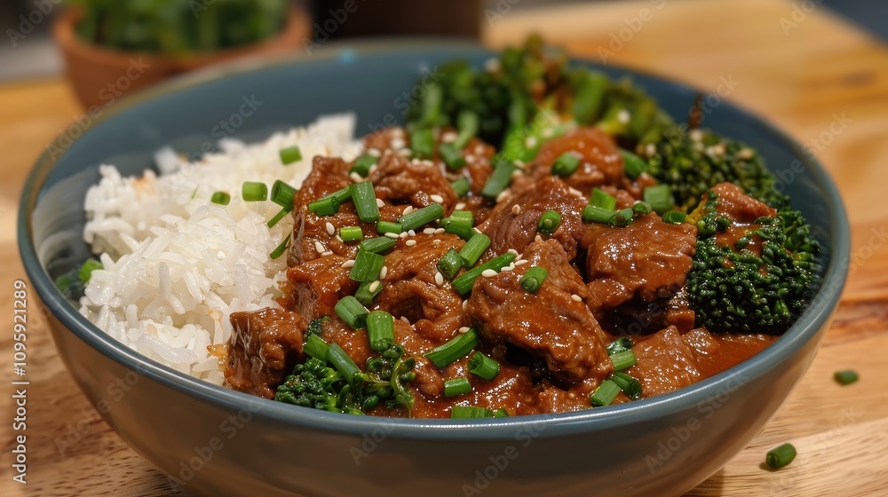 Delicious beef stir-fry with rice. Perfect for a quick and healthy weeknight meal. Delicious beef stir-fry with rice. Perfect for a quick and healthy weeknight meal.