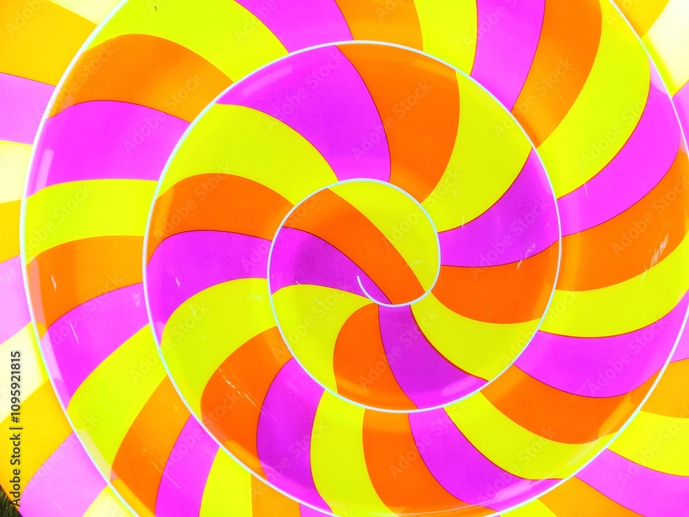 Round rainbow lolipop object on bright back lighting Round rainbow lolipop object on bright back lighting