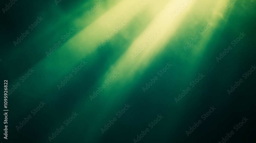 serene abstract background featuring soft green light rays illuminating misty atmosphere, perfect for spring themes serene abstract background featuring soft green light rays illuminating misty atmosphere, perfect for spring themes