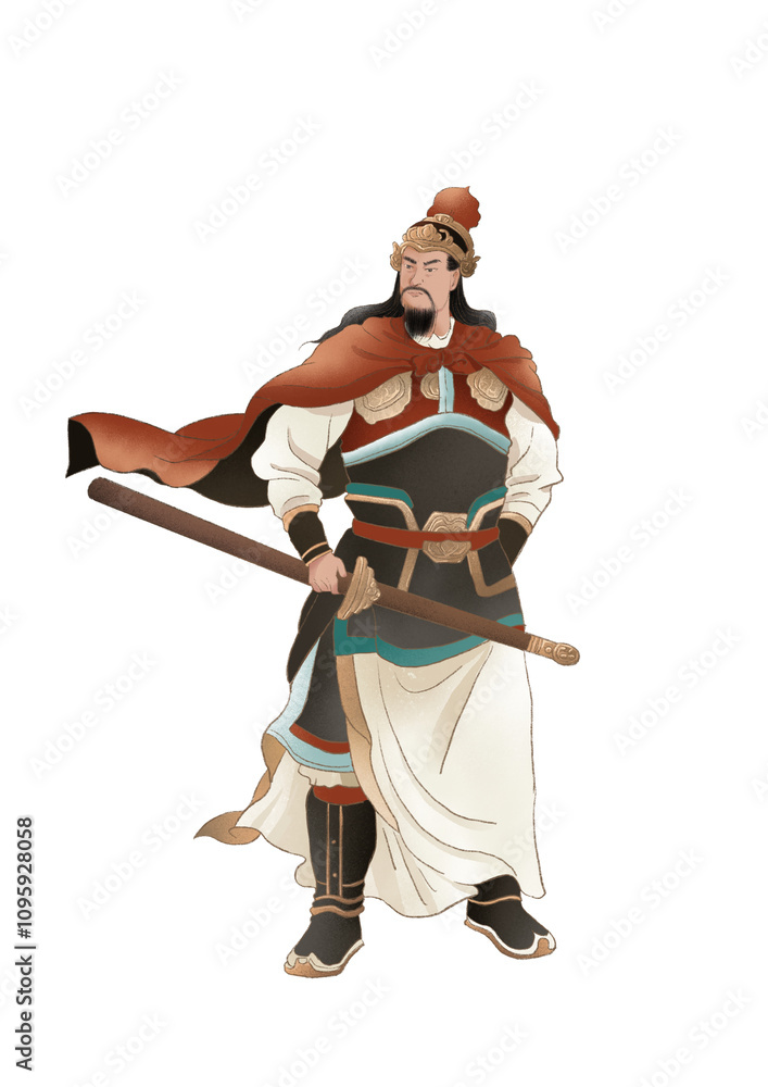 Fototapeta premium samurai with sword