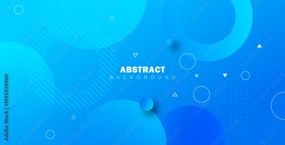 Fototapeta premium Abstract blue circle background featuring smooth gradient colors. A modern and elegant design, perfect for digital projects, banners, and creative presentations.