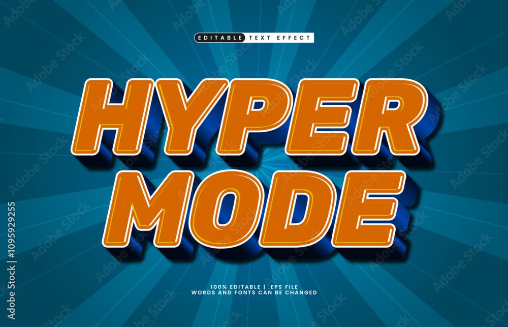 hyper mode editable text effect with a speed and race text style hyper mode editable text effect with a speed and race text style