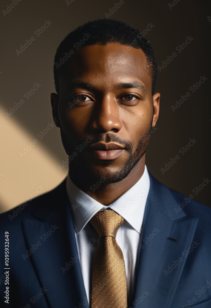 Portrait of a confident man in a suit and tie black businessman portrait Ultra realistic Photorealistic hyperdetailed photography soft light head and shoulders portrait cover Portrait of a confident man in a suit and tie black businessman portrait Ultra realistic Photorealistic hyperdetailed photography soft light head and shoulders portrait cover