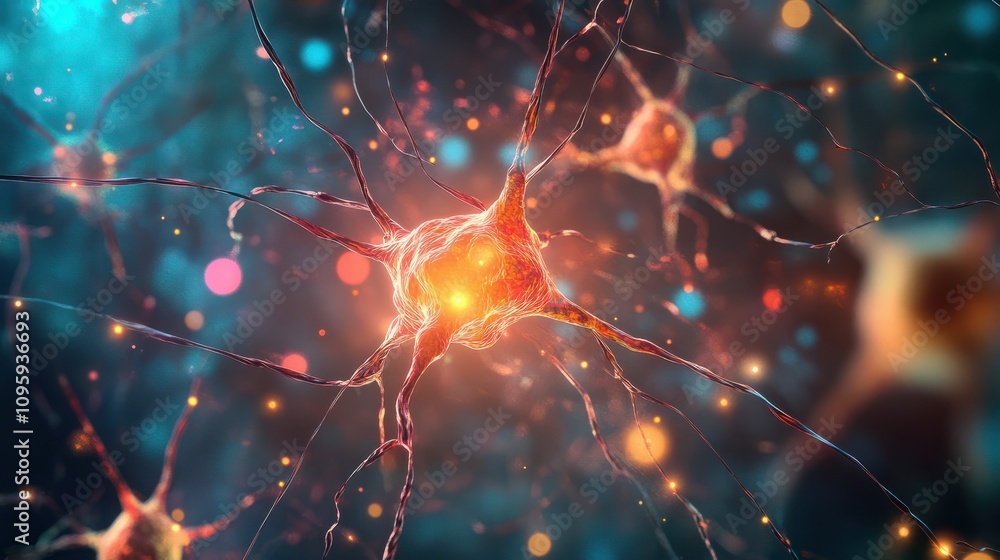 Abstract neural background Abstract neural background