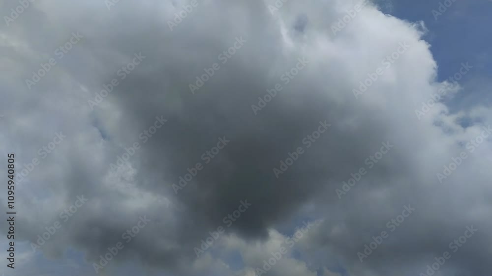 timelapse of clouds with clear sky at noon in summer. texture effect timelapse of clouds with clear sky at noon in summer. texture effect