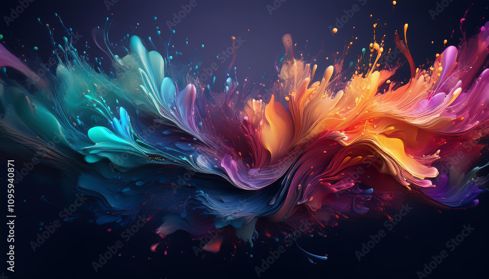 Obraz premium Creative Water Backgrounds