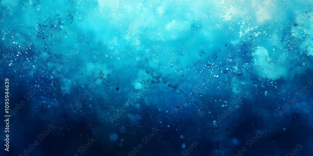 Obraz premium Abstract Blue Splatter Texture