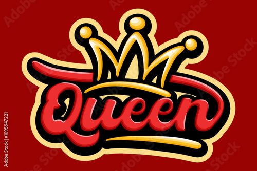queen graffiti lettering typography art
