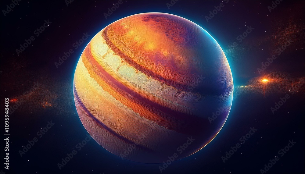Full disk of Venus globe planet from space Full disk of Venus globe planet from space