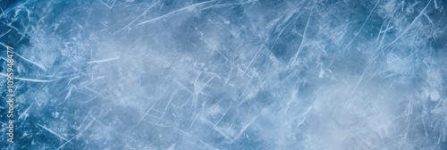 Wallpaper Mural Aerial Perspective of Blue Ice Surface with Intricate Patterns and Textures Under Natural Light Torontodigital.ca