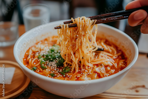 thai noodle soup with shrimp