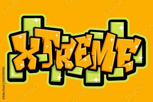 xtreme graffiti lettering typography art