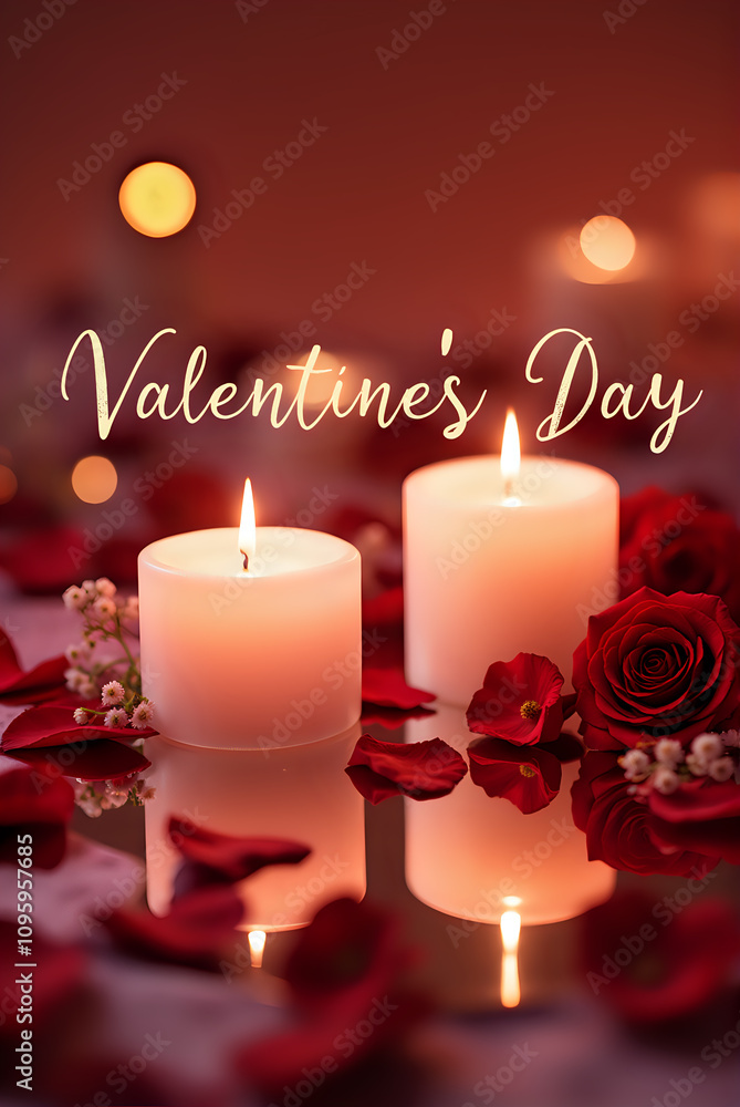 Minimalist Luxury Scented Candle for Valentine's Day – Elegant Romantic Decor Minimalist Luxury Scented Candle for Valentine's Day – Elegant Romantic Decor