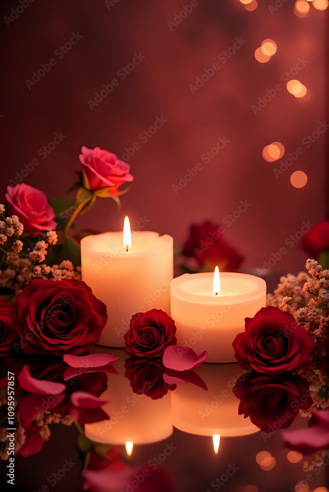 Minimalist Luxury Scented Candle for Valentine's Day – Elegant Romantic Decor Minimalist Luxury Scented Candle for Valentine's Day – Elegant Romantic Decor
