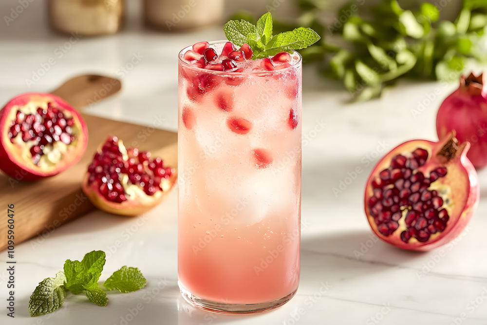 pomegranate juice and fruits pomegranate juice and fruits