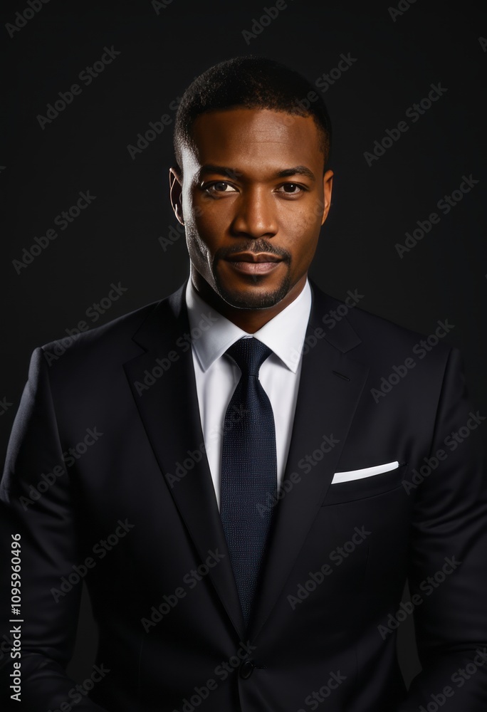 Studio portrait of a businessman in an expensive black suit black businessman portrait Ultra realistic Photorealistic hyperdetailed photography soft light head and shoulders portrait cover Studio portrait of a businessman in an expensive black suit black businessman portrait Ultra realistic Photorealistic hyperdetailed photography soft light head and shoulders portrait cover