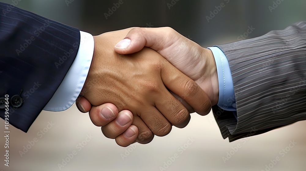 Asian professionals shaking hands in a corporate setting. Asian professionals shaking hands in a corporate setting.