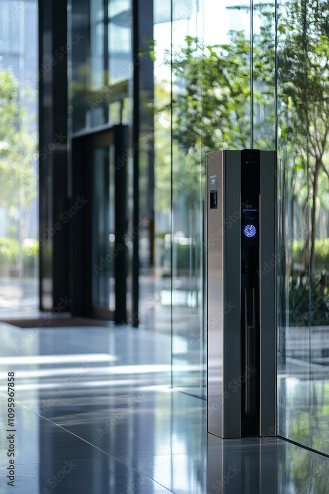 Fingerprint scan access device for security generated.AI Fingerprint scan access device for security generated.AI
