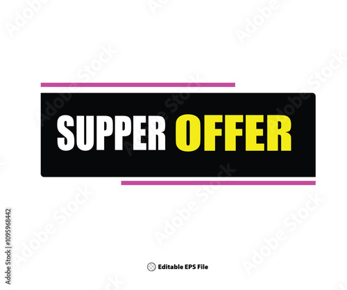 Web supper offer template
