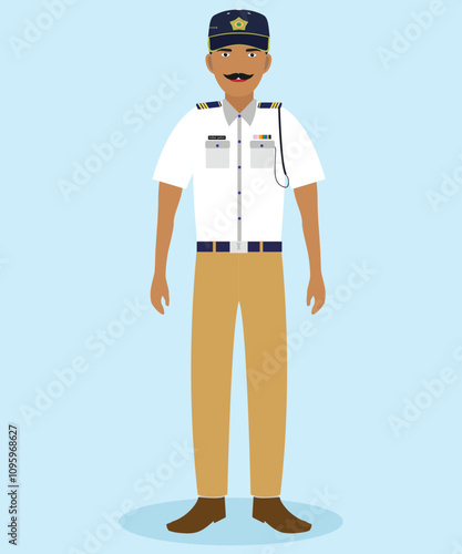 Mumbai traffic  police with new uniform.