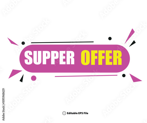 Web supper offer template
