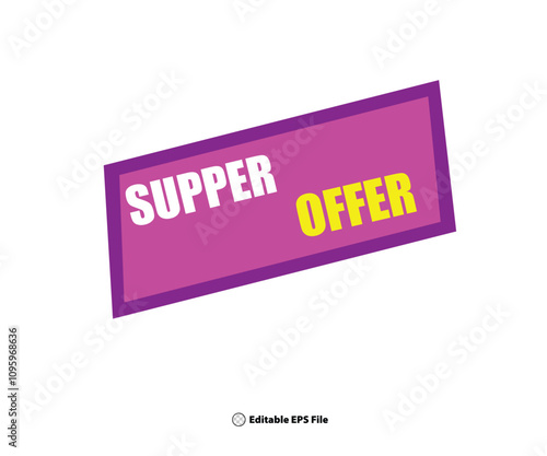 Web supper offer template
