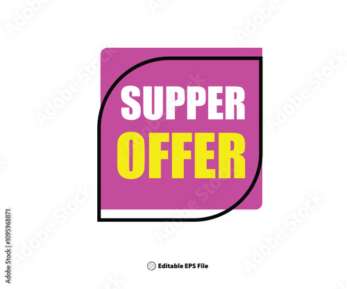 Web supper offer template
