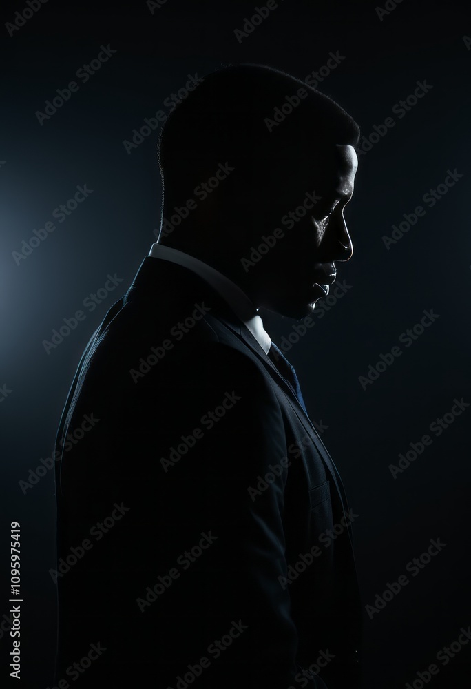 Silhouette man portrait backside sad despair lonely black businessman portrait Ultra realistic Photorealistic hyperdetailed photography soft light head and shoulders portrait cover Silhouette man portrait backside sad despair lonely black businessman portrait Ultra realistic Photorealistic hyperdetailed photography soft light head and shoulders portrait cover