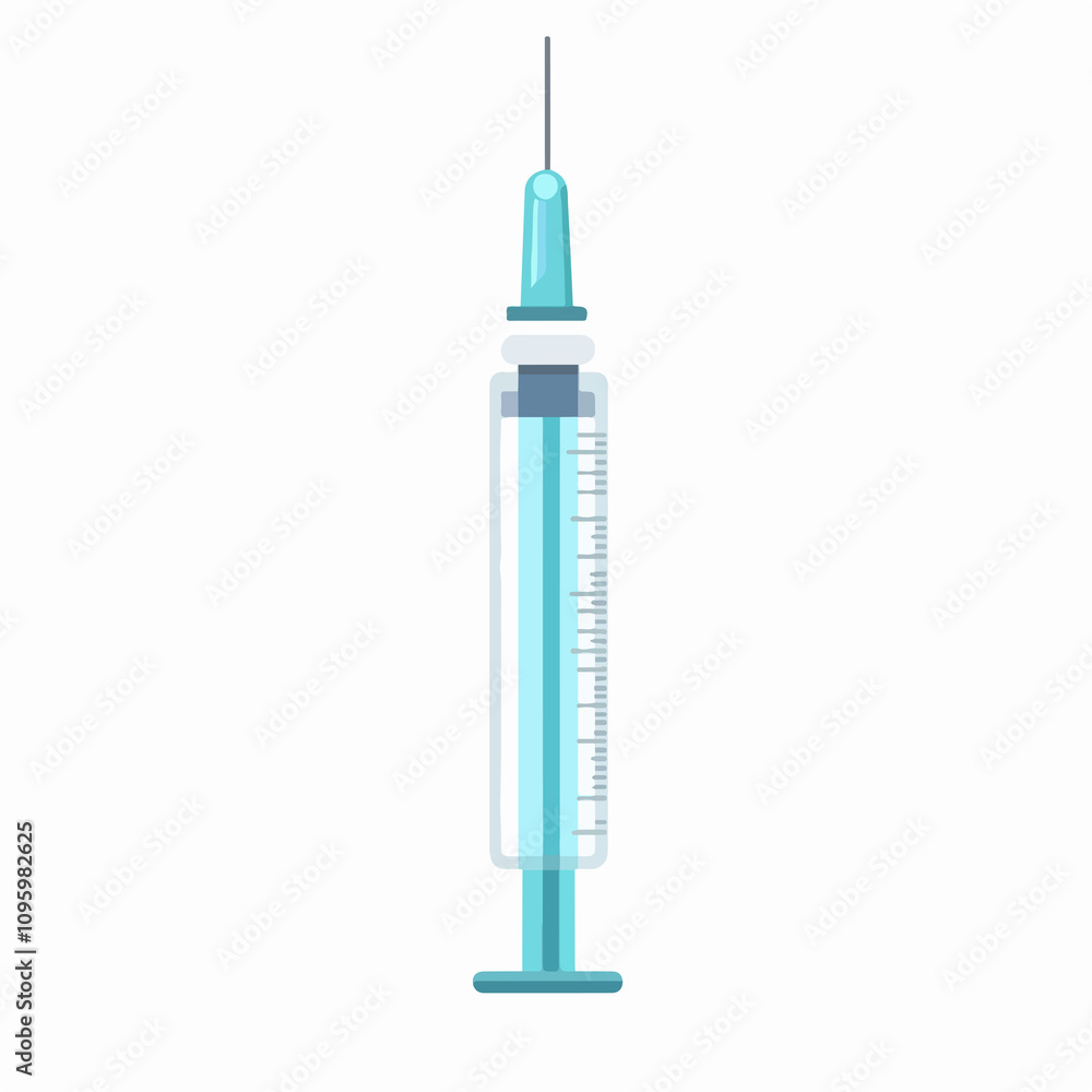 Medical Syringe Isolated Icon Vector Illustration Medical Syringe Isolated Icon Vector Illustration