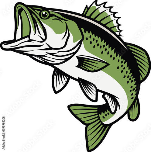 Bass fish clipart