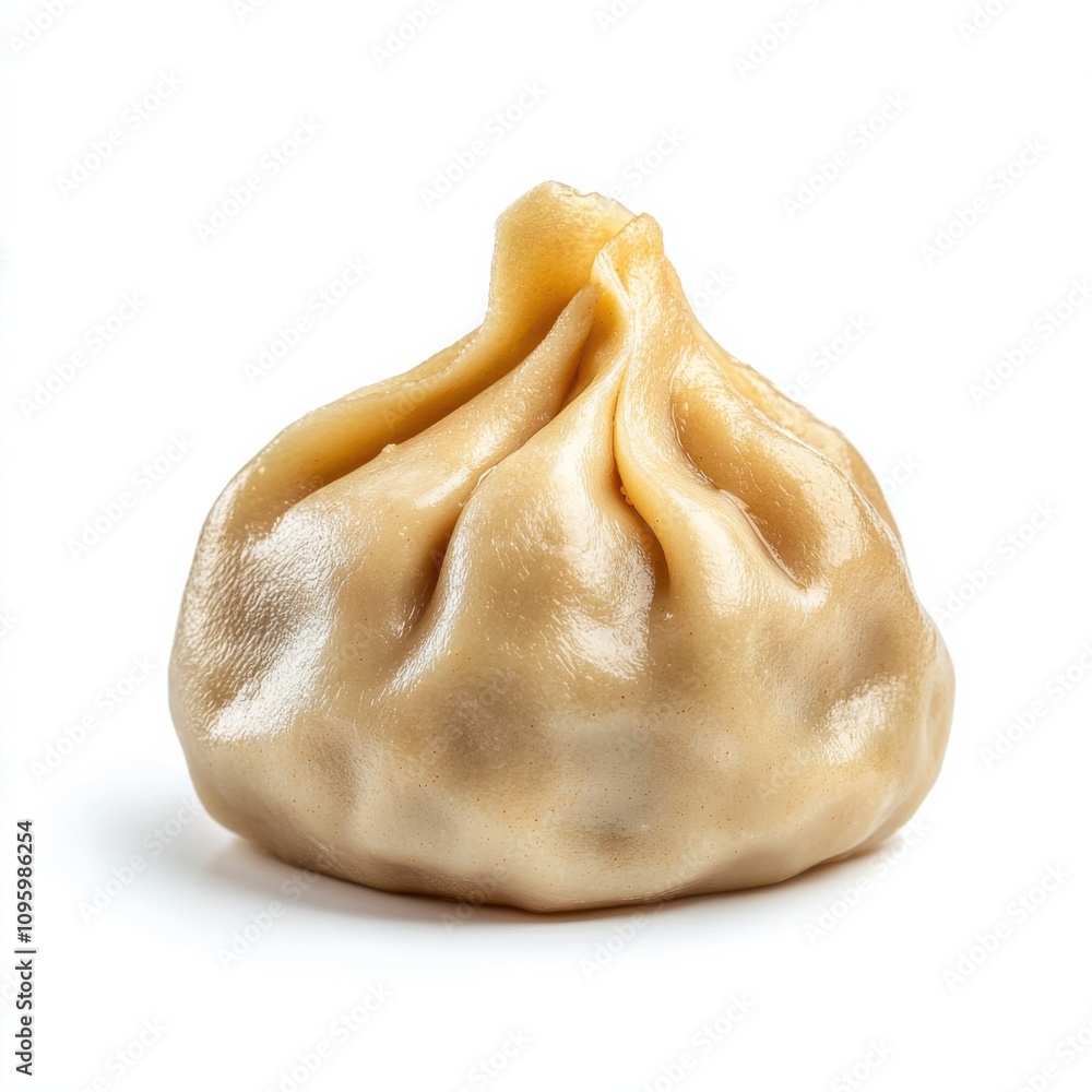 Chinese Dumpling, Isolated on White Background Chinese Dumpling, Isolated on White Background