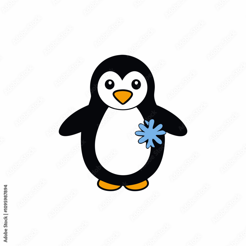Obraz premium penguin on a white background