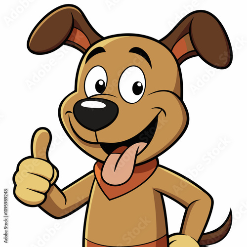 dog thumbsup