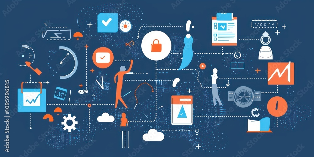 An infographic-style image depicting the concept of habits, including triggers, routines, and rewards. An infographic-style image depicting the concept of habits, including triggers, routines, and rewards.