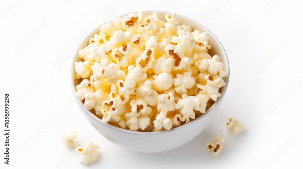 bowl of popcorn isolated bowl of popcorn isolated