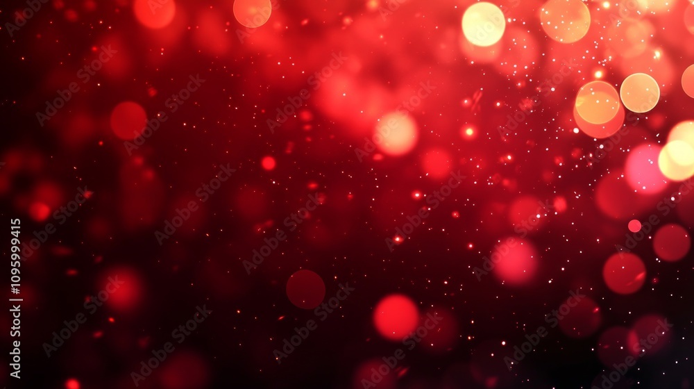 Stunning Red Bokeh Background Stunning Red Bokeh Background
