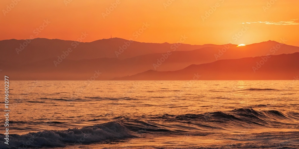 A smooth and blended transition from deep orange to light orange creating an abstract gradient effect, gradual change, orange to yellow A smooth and blended transition from deep orange to light orange creating an abstract gradient effect, gradual change, orange to yellow