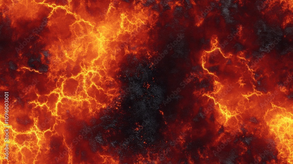 Fototapeta premium Abstract Background of Hot Metal Texture with Scorched Effects and Fiery Luminous Lighting for Dynamic Visual Experiences