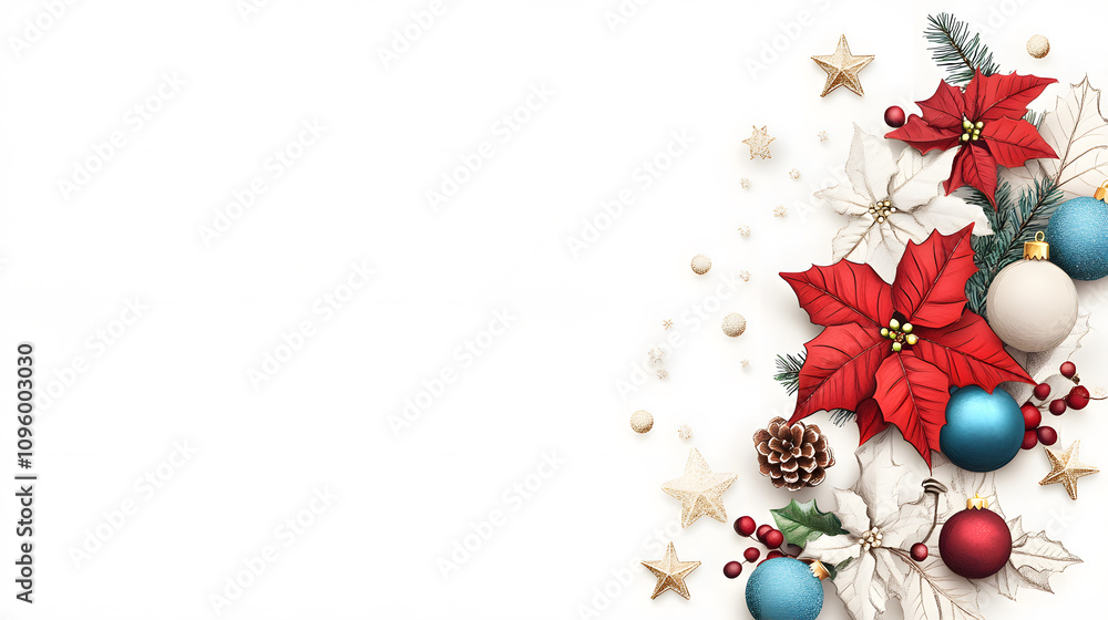 Christmas and new year with Elegant Ornaments Style Perfect for Tags, Posters, and Banners with Space for Text Christmas and new year with Elegant Ornaments Style Perfect for Tags, Posters, and Banners with Space for Text