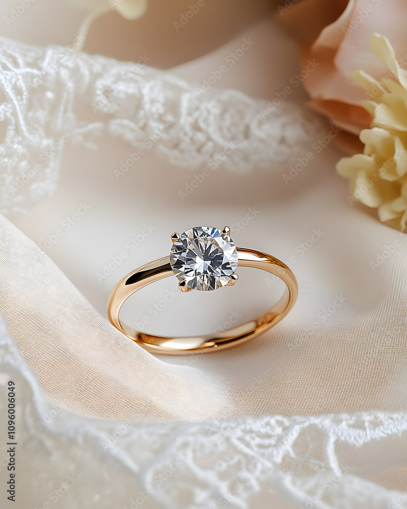 The beauty of diamonds and their luxury suit the beautiful scenery. For couples or ladies, look good and stylish. and space for writing text The beauty of diamonds and their luxury suit the beautiful scenery. For couples or ladies, look good and stylish. and space for writing text