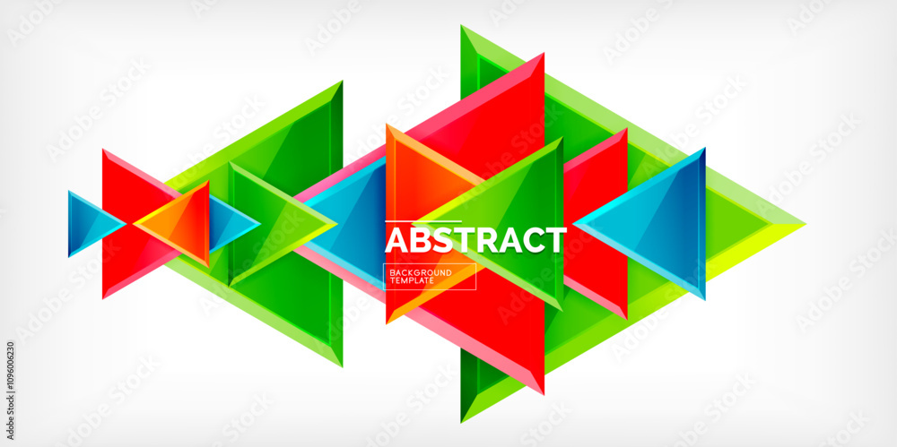 Abstract background - glossy triangles. Vector Illustration For Wallpaper, Banner, Background, Card, Book Illustration, landing page Abstract background - glossy triangles. Vector Illustration For Wallpaper, Banner, Background, Card, Book Illustration, landing page