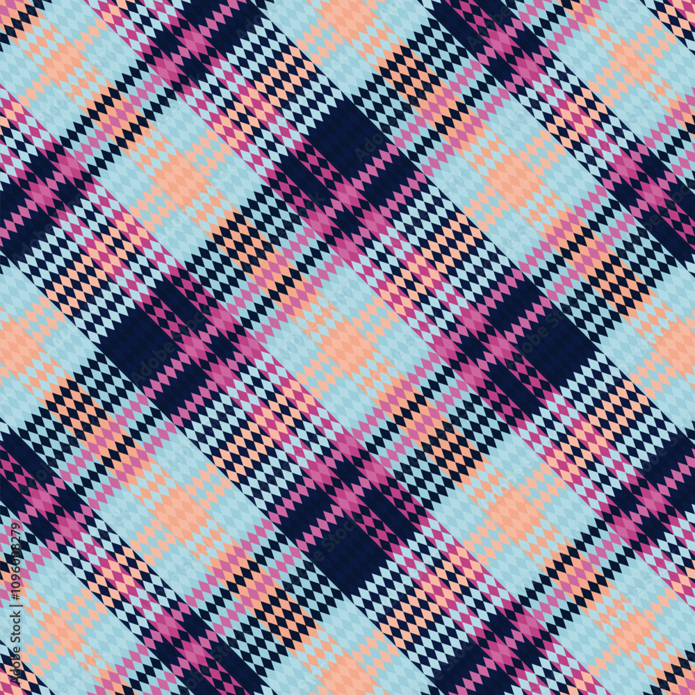 Tartan plaid pattern with texture.